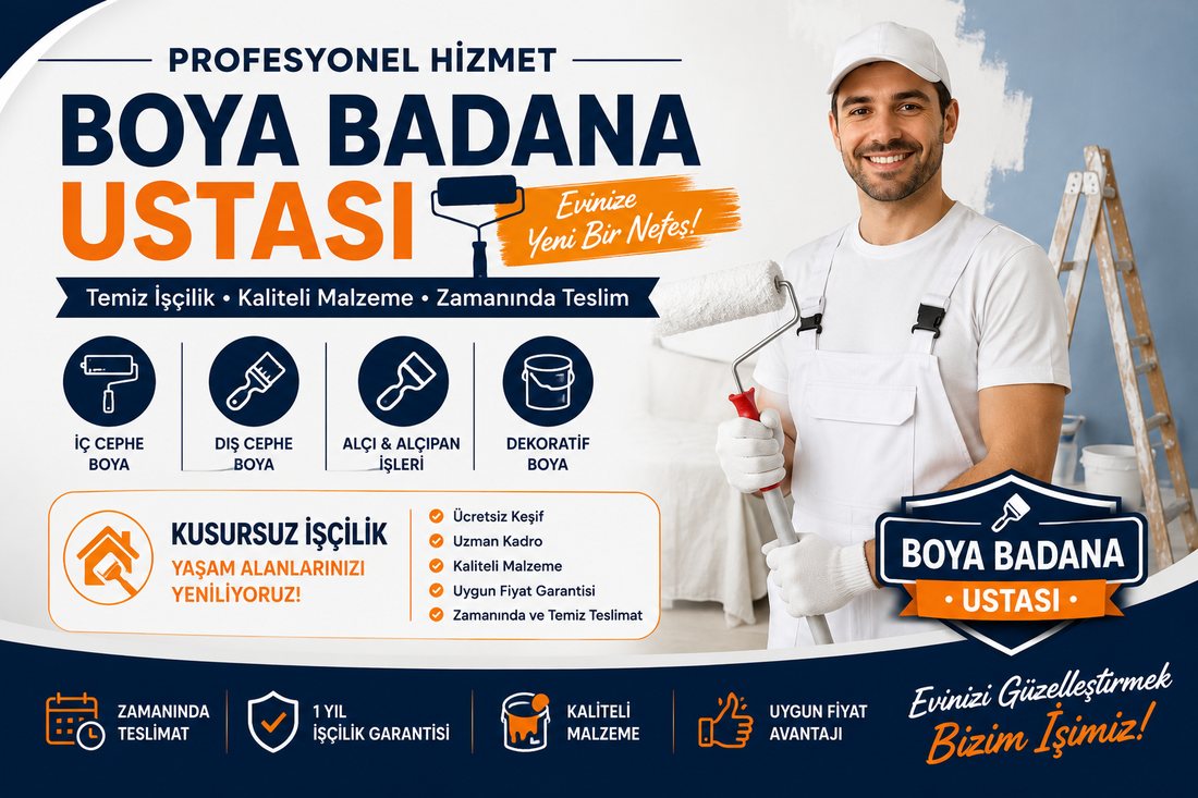 Balatçık boya badana ustası – profesyonel boyacı